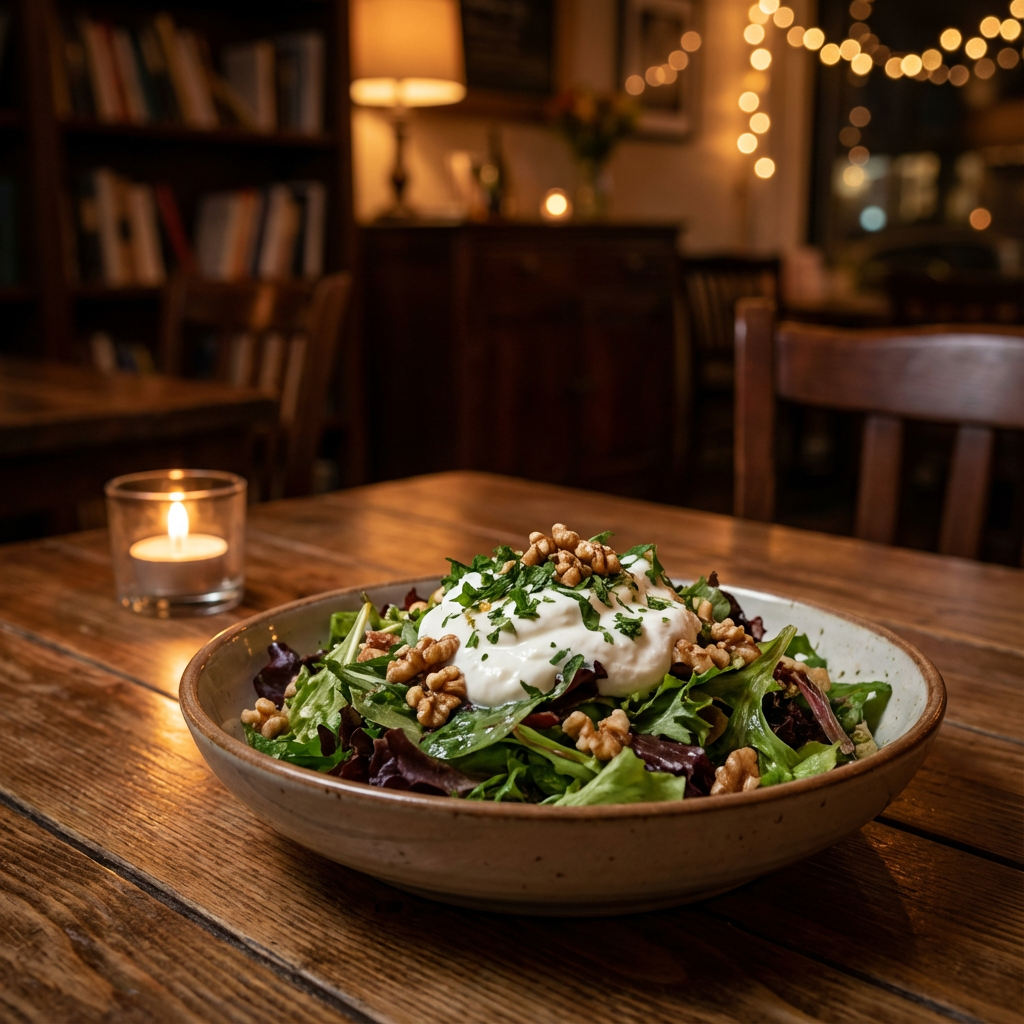 Green Salad with Matsoni